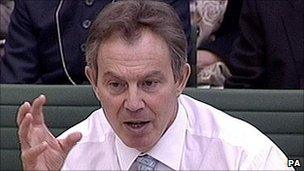 Tony Blair before the liaison committee in 2005