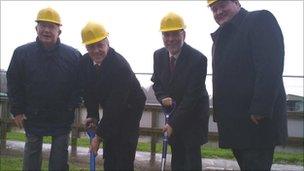 Ministers turn the first sod at Institute FC