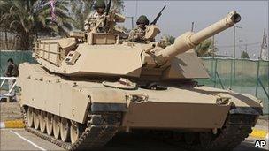 M1A1 tank, Baghdad (file photo, October 2010)