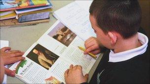 boy reading