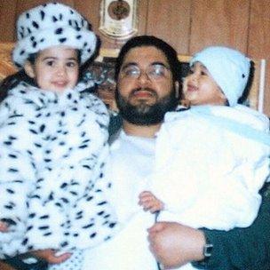 Shaker Aamer with two of his children