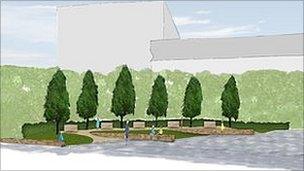 Memorial garden plans