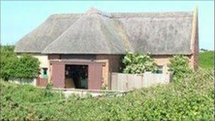 The barn at Hengistbury Head