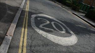 20mph speed limit