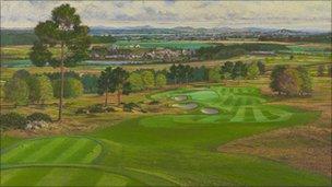 Artist's impression of the 11th hole