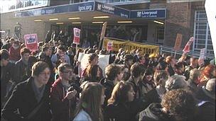 Students in Liverpool