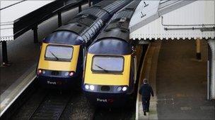 Great Western Trains at London Paddington