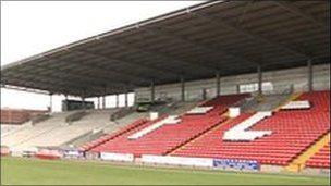 Rotherham United's former home, the Millmoor Stadium