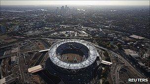 Olympic Stadium in Stratford