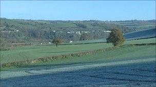 Fields which had been earmarked for homes at Newton St Loe