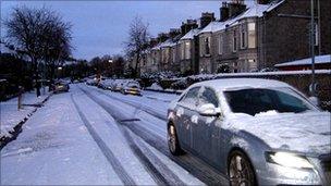 Snow in Aberdeen