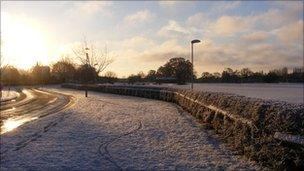 Scene near University of York. Picture: Rebecca Heron