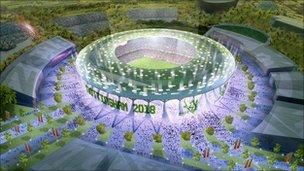 New Nottingham football stadium