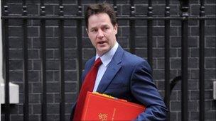 Deputy Prime Minister Nick Clegg