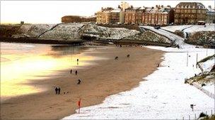 Tynemouth beach