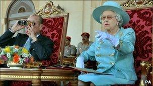 The Queen and Duke of Edinburgh in Oman