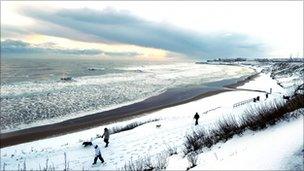 Tynemouth beach