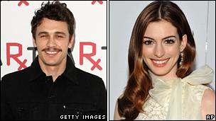 James Franco and Anne Hathaway