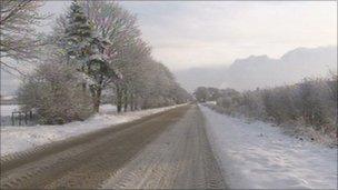 Road near Nettleton