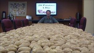 Chris Voigt at the State Potato Commission