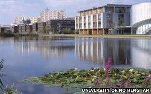 Jubilee Campus (courtesy University of Nottingham)