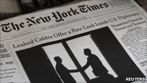 A copy of the New York Times