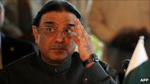 Asif Ali Zardari, file pic