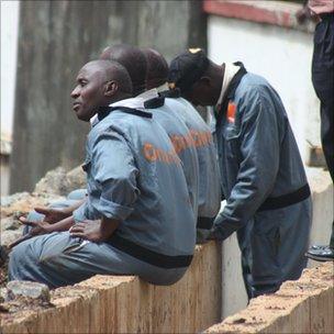 Orange workers in Kenya