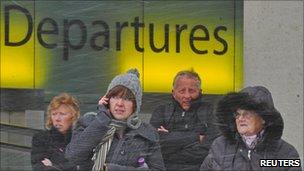 Passengers at Gatwick