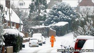 Man walking in Ashford