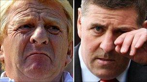 Gordon Strachan and Mark McGhee