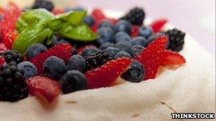 File picture of a pavlova dish