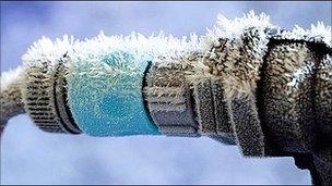 Frozen pipe