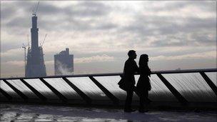 View of Shard London Bridge building