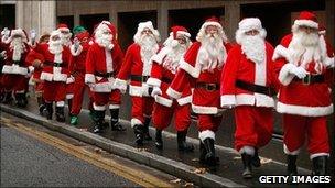 Santas (generic image)