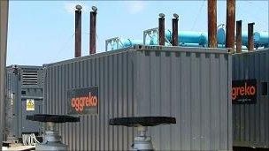 Aggreko power units