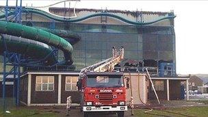 Afan Lido after the fire