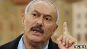 Yemeni President Ali Abdullah Saleh