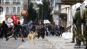 Protests in Athens (6 Dec 2010)