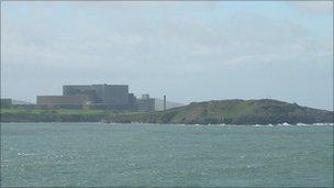 Wylfa nuclear power station on Anglesey