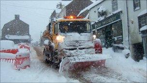 Alston community snow plough (pic courtesy of Claire Lumley)