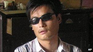 Undated file photo of Chen Guangcheng