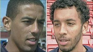 Liam Feeney (left) and Anton Robinson