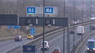 M4 near Newport