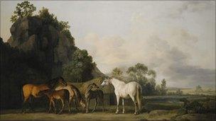 Brood Mares and Foals by George Stubbs