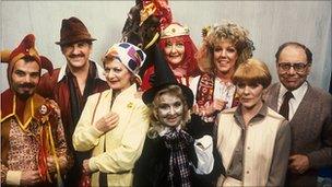 The original cast of Rentaghost