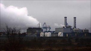 Liquefied Natural Gas (LNG) importation terminal on the Isle of Grain, in Kent