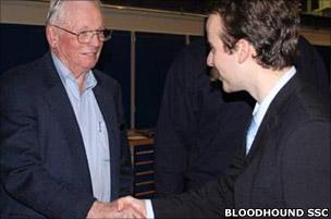 Neil Armstrong and Daniel Jubb (Bloodhound SSC)