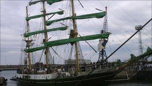 Tall Ship in Hartlepool