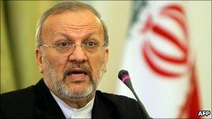 Manouchehr Mottaki, file pic from October 2010
